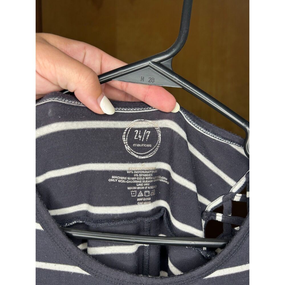 Maurices 24/7 Striped Tunic Top